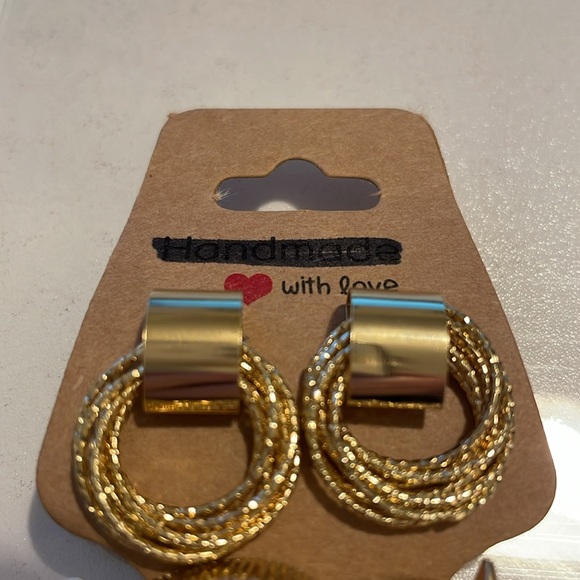 #034. Owl Broach and Earring Set - Picture 2 of 3